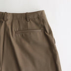 WOOL GABARDINE SLACKS #KHAKIBEIGE [BHS23F035]