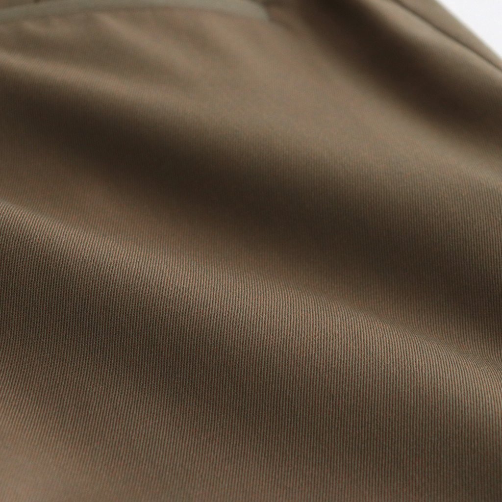 WOOL GABARDINE SLACKS #KHAKIBEIGE [BHS23F035]