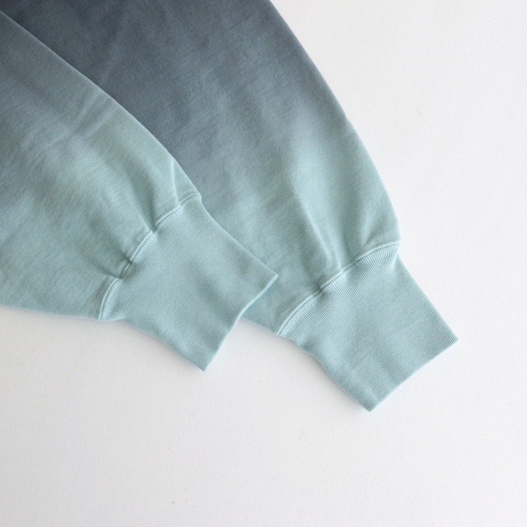 LIGHT SWEAT CREW-NECK P/O #DARKNAVY×SAXE [BHSW23F12]