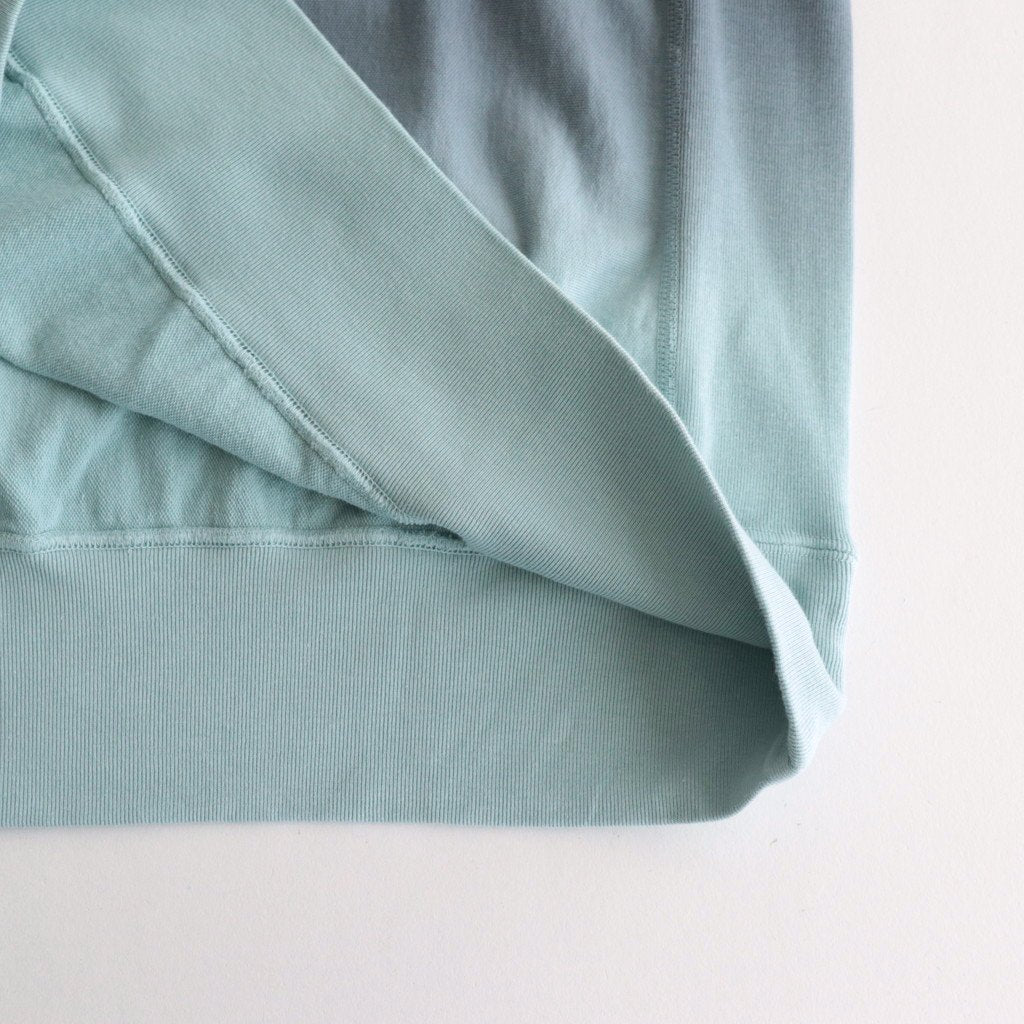 LIGHT SWEAT CREW-NECK P/O #DARKNAVY×SAXE [BHSW23F12]