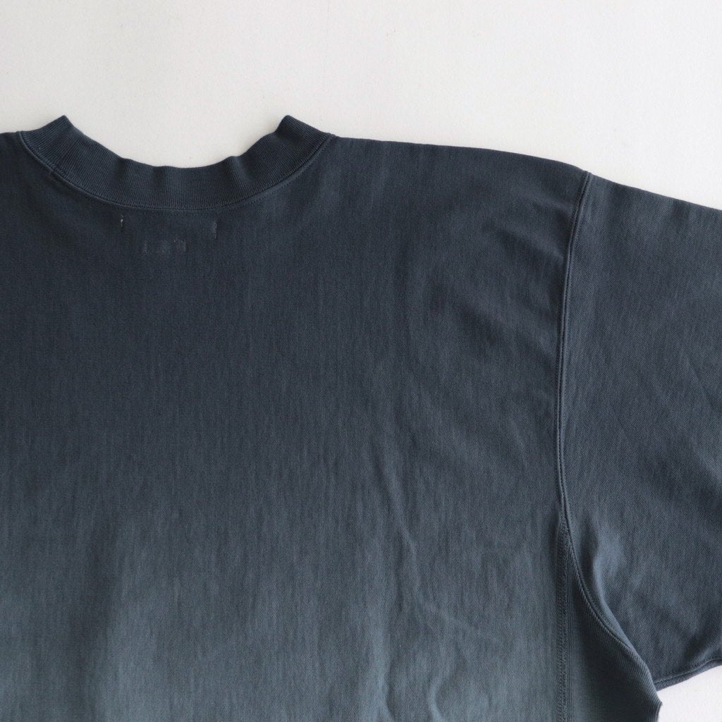 LIGHT SWEAT CREW-NECK P/O #DARKNAVY×SAXE [BHSW23F12]