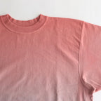 LIGHT SWEAT CREW-NECK P/O #SALMON×MINT [BHSW23F12]